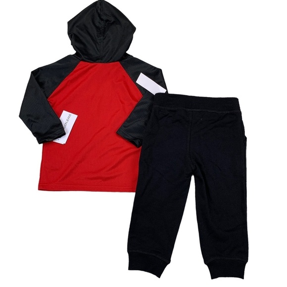 Calvin Klein Little Boy's 2-Piece Hoodie & Fleece Joggers Set Size 2T - Picture 2 of 9